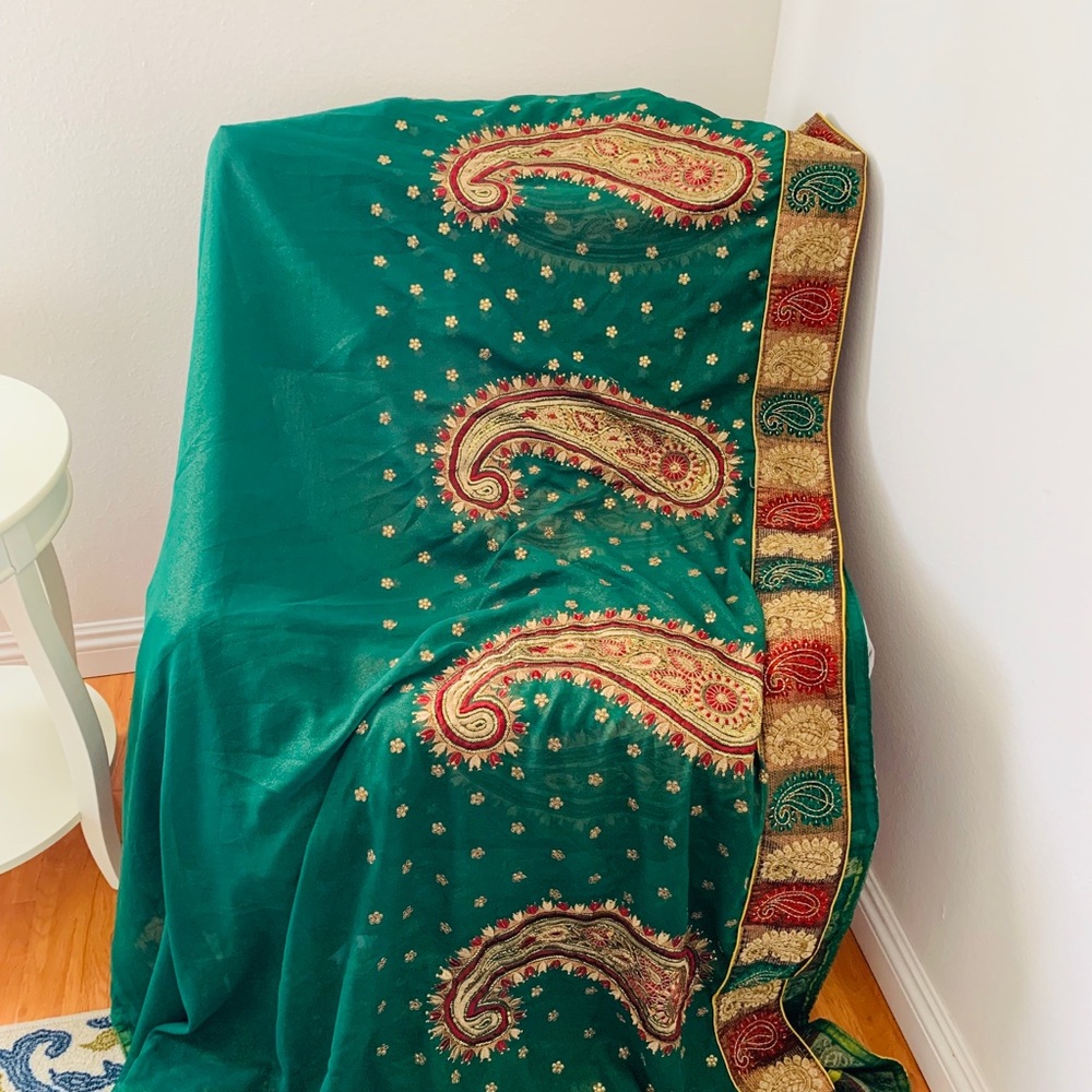 New net chiffon saree blouse Indian pakistani